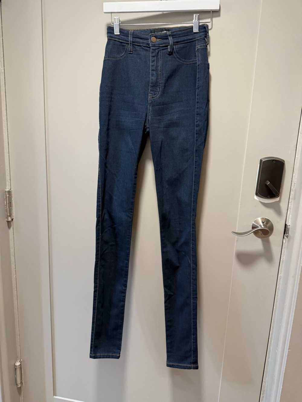 Fashion Nova Dark Wash High-Rise Talk Skinny Jeans